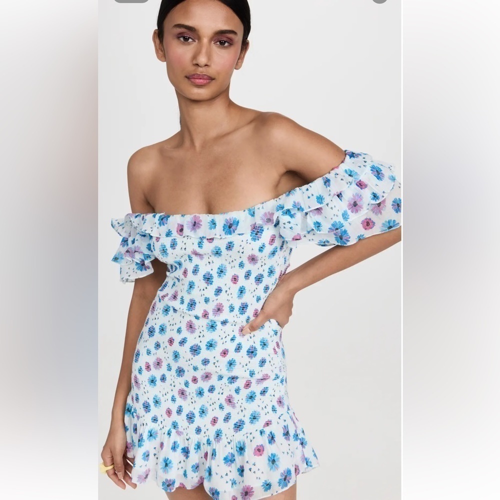 LOVESHACKFANCY - KODIE DRESS-DEEP COTTON CANDY